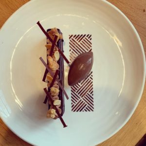 Utilisation chablon à l'assiette - Pochoir