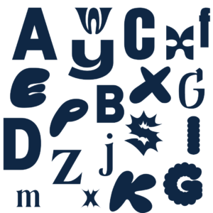 alphabet pochoir lettre